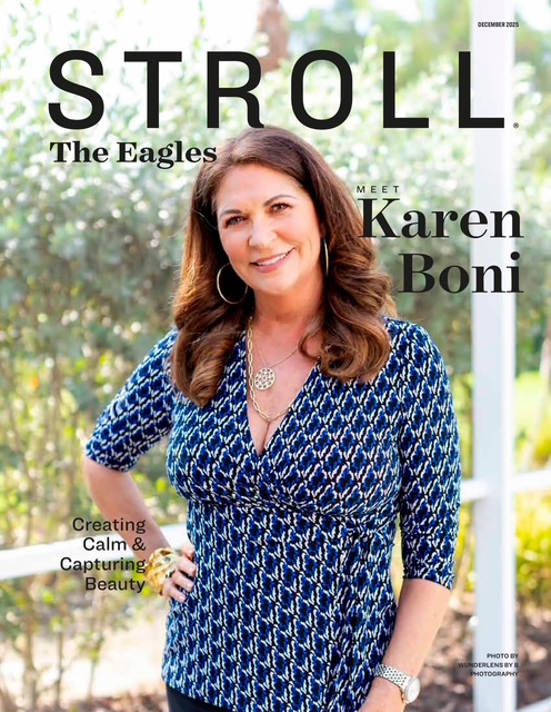 Karen in Stroll magazine