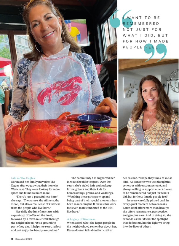 Karen in Stroll magazine